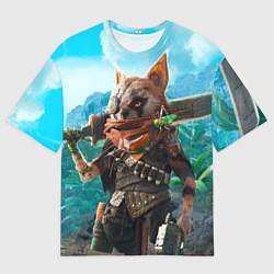 Мужская футболка оверсайз Biomutant