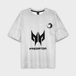 Мужская футболка оверсайз TNC Predator white