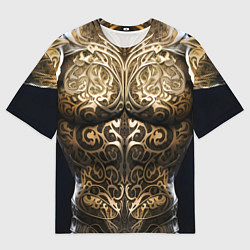 Мужская футболка оверсайз Железный воин