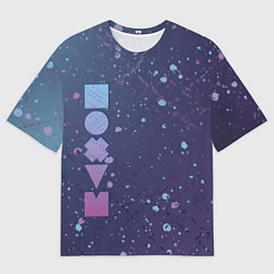 Футболка оверсайз мужская Все равно, цвет: 3D-принт