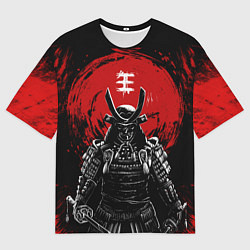 Мужская футболка оверсайз Bloody Samurai