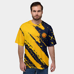 Футболка оверсайз мужская Manchester United FC ФК Манчестер Юнайтед, цвет: 3D-принт — фото 2