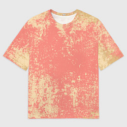 Мужская футболка оверсайз Crema pattern