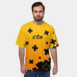 Футболка оверсайз мужская Skin crosses cs2, цвет: 3D-принт — фото 2