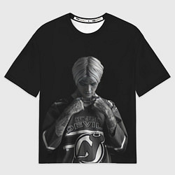 Футболка оверсайз мужская Lil Peep in the dark, цвет: 3D-принт