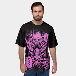 Футболка оверсайз мужская Смертельная игра - Бог мертвец, цвет: 3D-принт — фото 2