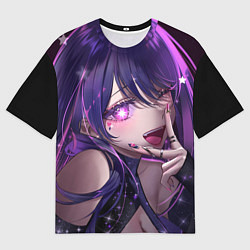 Футболка оверсайз мужская Oshi no ko - ай хошино, цвет: 3D-принт