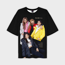 Футболка оверсайз мужская Blackpink Bright jackets, цвет: 3D-принт