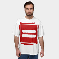 Футболка оверсайз мужская Ed Sheeran Equals, цвет: 3D-принт — фото 2