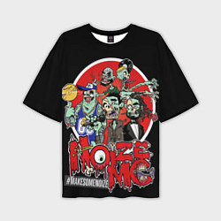 Мужская футболка оверсайз Zombie - Noize MC
