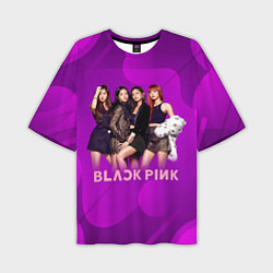 Футболка оверсайз мужская K-pop Blackpink girls, цвет: 3D-принт