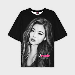 Мужская футболка оверсайз Jennie Kim Blackpink