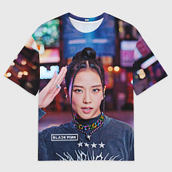 Мужская футболка оверсайз Jisoo blackpink