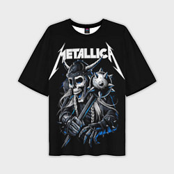 Мужская футболка оверсайз Metallica - warrior