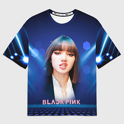 Футболка оверсайз мужская Lisa Blackpink, цвет: 3D-принт