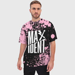 Футболка оверсайз мужская Stray kids - pink maxident, цвет: 3D-принт — фото 2