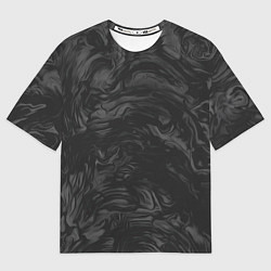 Футболка оверсайз мужская Dark texture, цвет: 3D-принт
