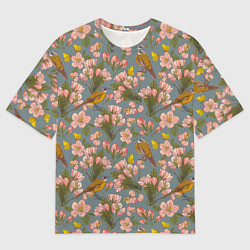 Футболка оверсайз мужская Жёлтые трясогуски, цвет: 3D-принт