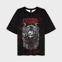 Мужская футболка оверсайз Cannibal Corpse art