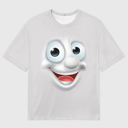 Мужская футболка оверсайз Милая улыбка