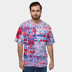 Футболка оверсайз мужская Пестрые краски, цвет: 3D-принт — фото 2
