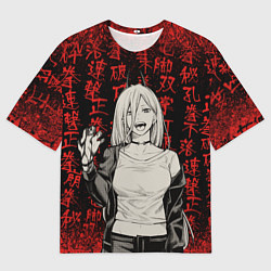 Футболка оверсайз мужская Power - Chainsaw Man, цвет: 3D-принт