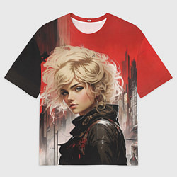 Футболка оверсайз мужская Смотрящая за районом, цвет: 3D-принт