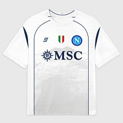 Мужская футболка оверсайз Виктор Осимхен Наполи форма 2324 гостевая