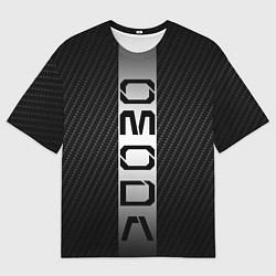 Футболка оверсайз мужская Omoda carbone, цвет: 3D-принт