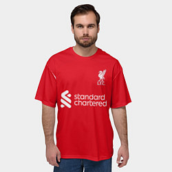 Футболка оверсайз мужская Трент Александер-Арнольд Ливерпуль форма 2324 дома, цвет: 3D-принт — фото 2