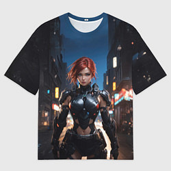 Футболка оверсайз мужская Разведчица штурмового отряда, цвет: 3D-принт