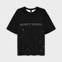 Футболка оверсайз мужская Disturbed stars, цвет: 3D-принт