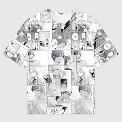 Мужская футболка оверсайз Моя любовь 999 уровня к Ямаде - манга