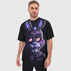 Футболка оверсайз мужская Five Nights at Freddys Bonnie, цвет: 3D-принт — фото 2