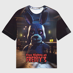 Футболка оверсайз мужская Five Nights at Freddys Bonnie, цвет: 3D-принт