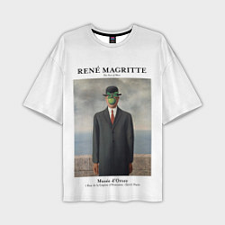 Мужская футболка оверсайз Рене Магритт - Сын человеческий