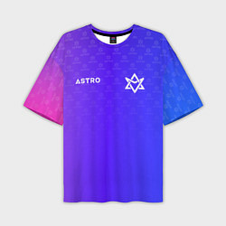 Футболка оверсайз мужская Astro pattern, цвет: 3D-принт