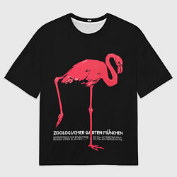 Футболка оверсайз мужская Фламинго - Мюнхен, цвет: 3D-принт