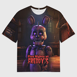 Мужская футболка оверсайз Five Nights at Freddys Bonnie