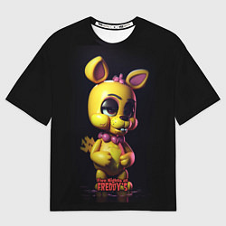 Футболка оверсайз мужская Spring Bonnie, цвет: 3D-принт