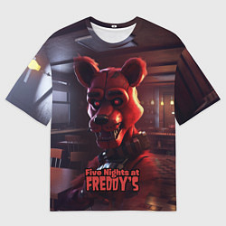 Мужская футболка оверсайз Five Nights at Freddys Mangle