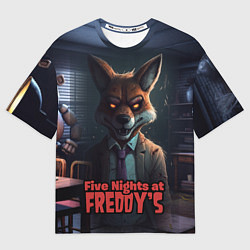 Футболка оверсайз мужская Five Nights at Freddys Mangle, цвет: 3D-принт