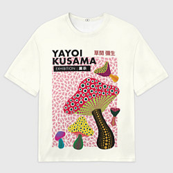 Мужская футболка оверсайз Новые Грибы - Яёй Кусама