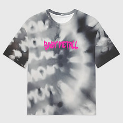 Футболка оверсайз мужская Тай дай baby metall, цвет: 3D-принт
