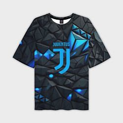 Мужская футболка оверсайз Blue logo Juventus