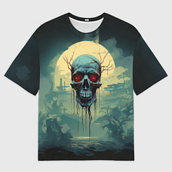 Мужская футболка оверсайз Постапокалиптическое время