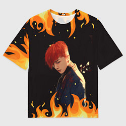 Футболка оверсайз мужская G-Dragon BigBang, цвет: 3D-принт