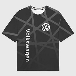Футболка оверсайз мужская Volkswagen - classic black, цвет: 3D-принт