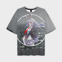 Мужская футболка оверсайз Touhou Project Рейсен Удонгейн Инаба