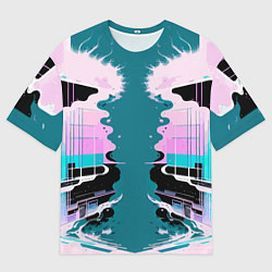 Мужская футболка оверсайз Vanguard abstraction - vogue